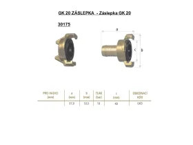 GK 20 ZÁSLEPKA catalog-item_2407867_img_17364119044577
