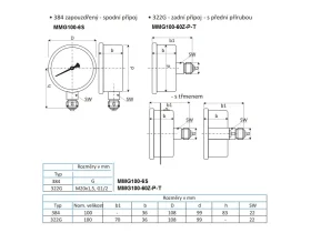 MANOMETR GLYCERINOVÝ DN 100 catalog-item_2408363_img_15241210732797