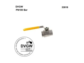 Kulový kohout nerez/IG žlutá páka DVGW PN100 Bar catalog-item_2651301_img_16730125092296