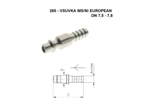 265 - VSUVKA MS/NI EUROPEAN DN 7,5 - 7,8 catalog-item_2652776_img_16730114466449