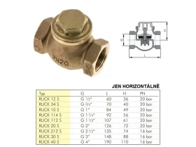 ZPĚTNÝ VENTIL ČERVENÝ BRONZ catalog-item_2652826_img_16021234285424