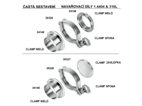 CLAMP WELD SS 1.4404 & 316L catalog-item_2655314_img_16232447475143
