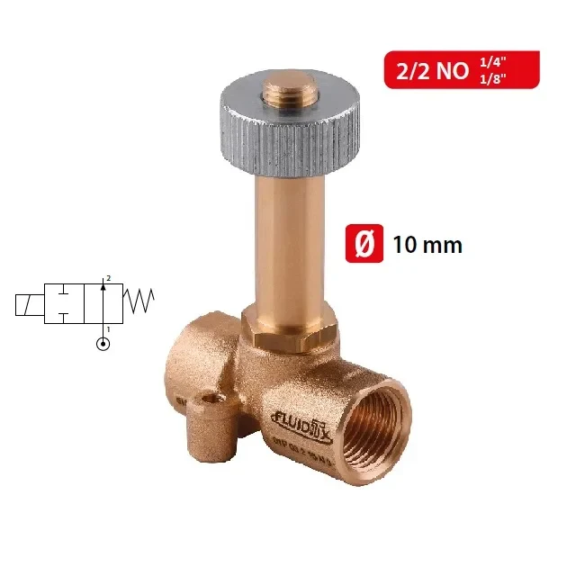 01F FLUID SOL Ø10- 2/2 NO PŘÍMO OVLÁDANÝ SOLENOID