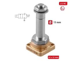 F2F FLUID SOL Ø13- 2/2 NC PŘÍMO OVLÁDANÝ SOLENOID