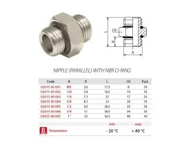 2015 - NIPL 2x AG PARALELNÍ ZÁVIT 2x O-KROUŽEK catalog-item_2696055_img_17220465460313
