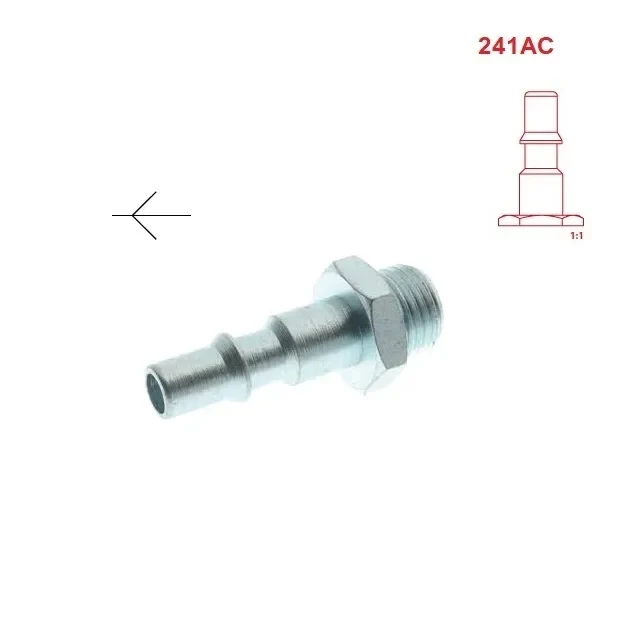 241AC - BEZPEČNOSTNÍ VSUVKA FE/NI AG DN 5,5