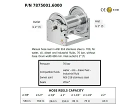 Ruční hadicový naviják S.700 z&nbsp;nerezu catalog-item_2699736_img_17401149723592