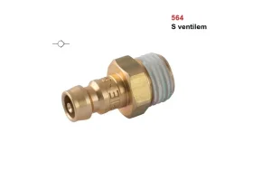 564 VSUVKA MALE NAAB S VENTILEM "EUROPEAN DN6"