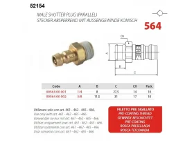 564 VSUVKA MALE NAAB S VENTILEM "EUROPEAN DN6" catalog-item_2462433_img_17280081406908