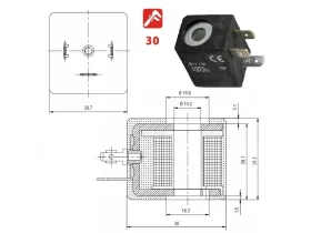 SOL11- Ø 10* size 30mm- Solenoid catalog-item_2627587_img_16185619896757