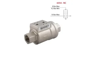 6054V - PNEUMATICKÝ KOAX. ZPĚTNÝ VENTIL -10 bar