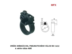 MFX - DRŽÁK SNÍMAČE DSL PNEUMATICKÉHO VÁLCE ISO 6432 catalog-item_2636286_img_16388649173582