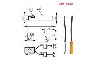 DSH REED - MAGNETICKÝ SPÍNAČ LED catalog-item_2636288_img_15698961080507