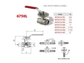 6750L - Kulový kohout MS/NI 2x IG PN 40 catalog-item_2653352_img_16077429699745