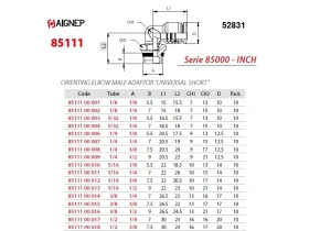 85111 - Otočná L90° přípojka MS/NI s kuželovým závitem catalog-item_2683151_img_16470549986242