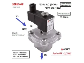 09F -2/2 NC ELEKTROMAGNETICKÝ MEMBRÁNOVÝ VENTIL catalog-item_2691144_img_17030933129135