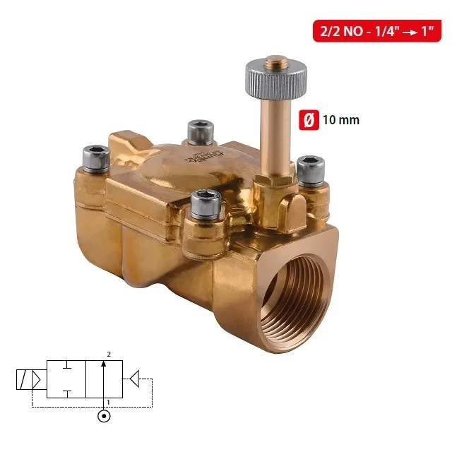 04F -2/2 NO ELEKTROMAGNETICKÝ VENTIL SERVO-ASIST