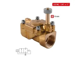 04F -2/2 NC ELEKTROMAGNETICKÝ VENTIL SERVO-ASIST