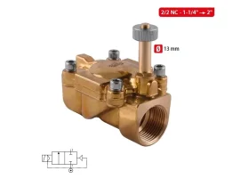 04F -2/2 NC ELEKTROMAGNETICKÝ VENTIL SERVO-ASIST 3813