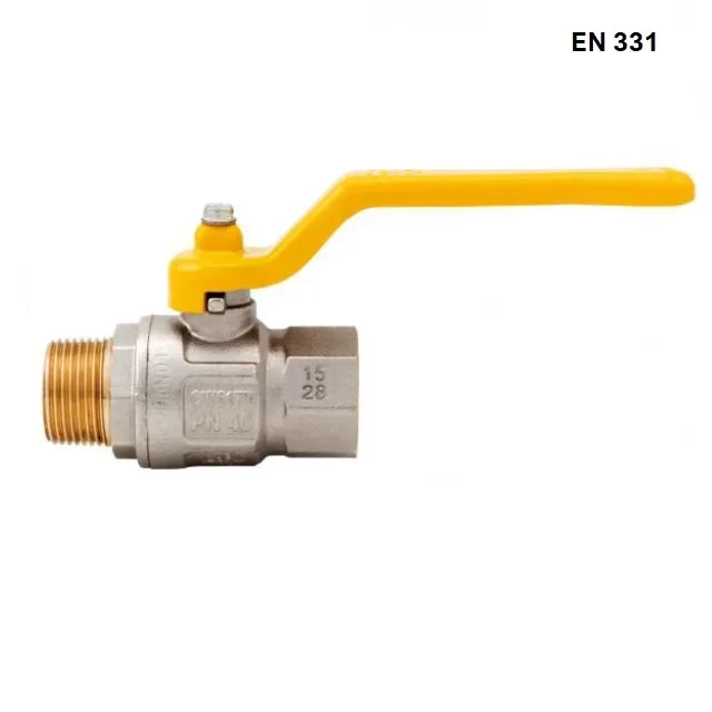 "067" Kulový kohout GAS/MS/NI AG-IG pákový - 
