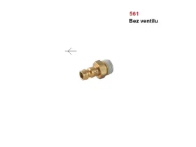 561 VSUVKA MALE AG BEZ VENTILU "EUROPEAN DN6"