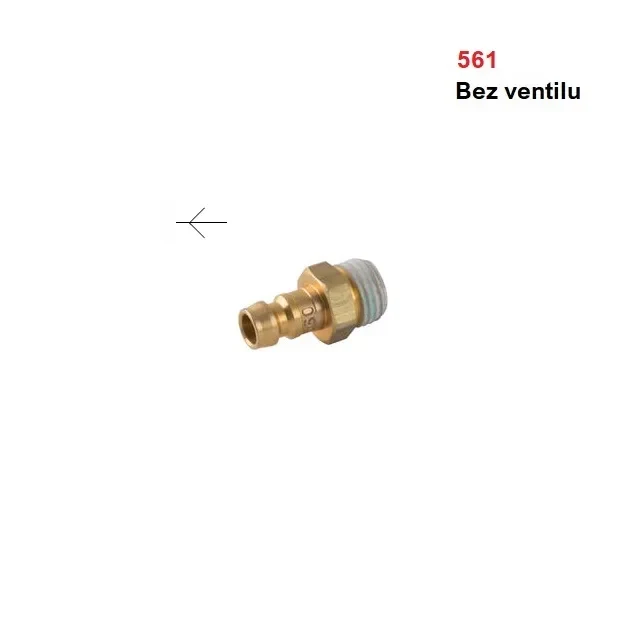 561 VSUVKA MALE AG BEZ VENTILU "EUROPEAN DN6" - 