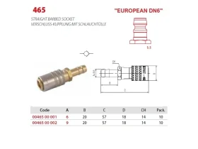 465 RYCHLOSPOJKA TRN S VENTILEM "EUROPEAN DN6" catalog-item_2697430_img_17279708639802