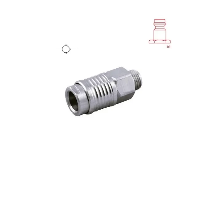63111 - RYCHLOSPOJKA MALE AG DN 5 SS/316L