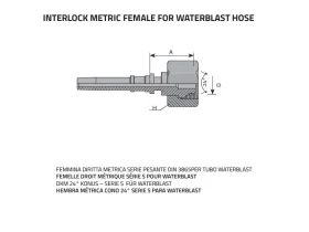 DKOS FEMALE INTERLOCK O-24°