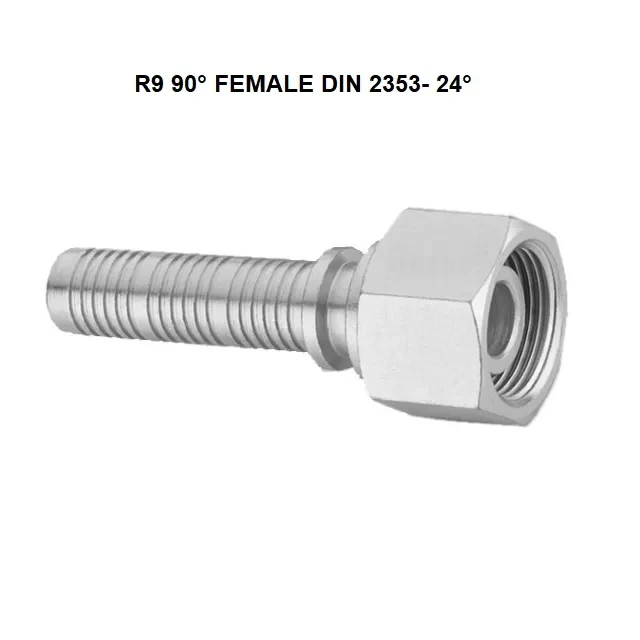 R9 FEMALE METRIC DIN 2353- 24°