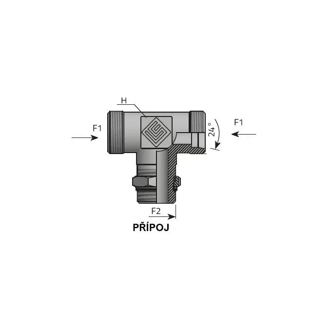 HPT AG CENTR/OT 90° HPT AG CENTR/OT 90°
