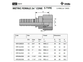 DKOS - FEMALE O-24° HYPER SPIRAL catalog-item_2656941_img_16353103933245