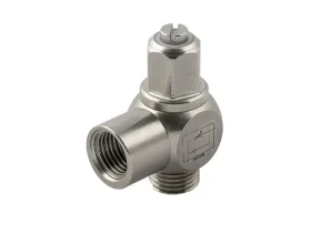 66070 ŠKRTÍCÍ VENTIL L-90° NEREZ SS-316L