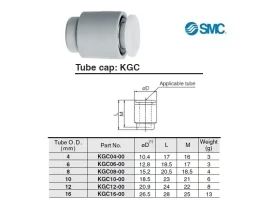 KGC ZÁSLEPKA, NÁSTRČNÁ SPOJKA SS 303-PA catalog-item_2692904_img_17132942581566