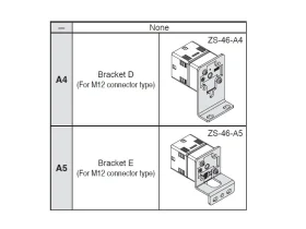 ISE20/ZSE20 Upevňovací úhelník B (BRACKET)