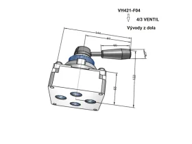 VH-RUČNĚ OVLÁDANÝ 4/2 (3) VENTIL catalog-item_2697805_img_17292244446813