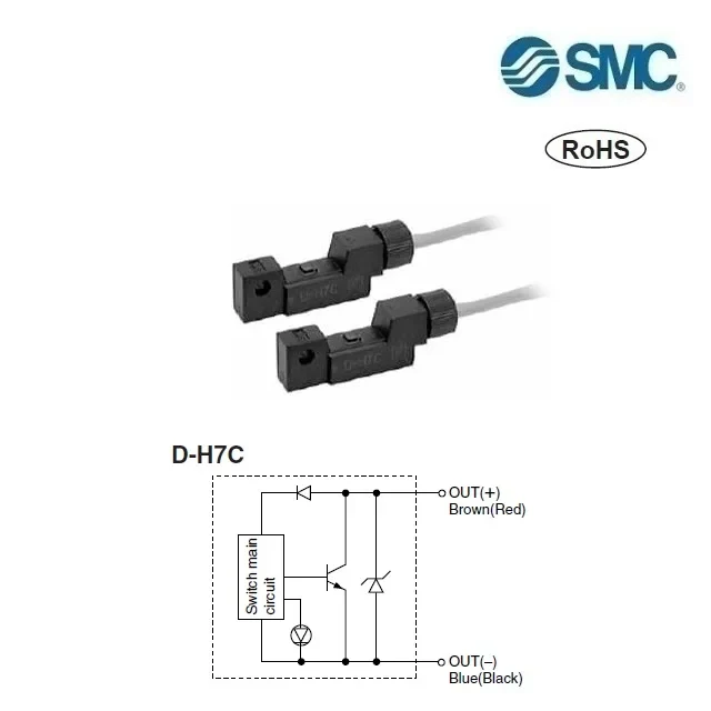 D-H7C Elektronický snímač polohy s konektorem D-H7C Elektronický snímač polohy s konektorem