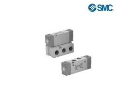 Ovládací ventily, solenoidy, tlumiče SMC-Ventilové bloky