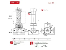 X2F 2/2 NO/SS - SOLENOID PRO KAPALINY catalog-item_2685606_img_16702270907449