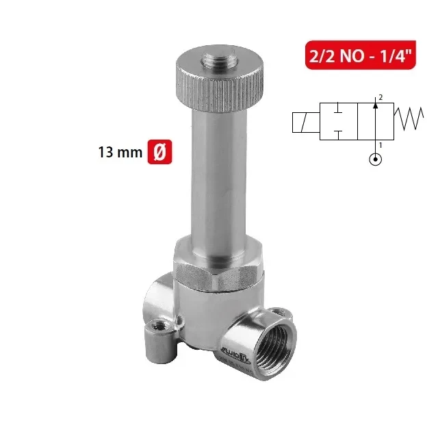 X2F 2/2 NO/SS - SOLENOID PRO KAPALINY