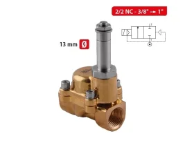 05F - 2/2 NC SOL. Ø13 MS VENTIL PRO PÁRU