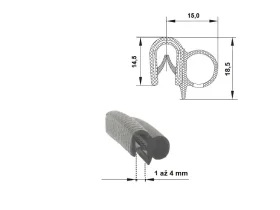 PIRELI-U PVC/EPDM 78°Sh GA1.114