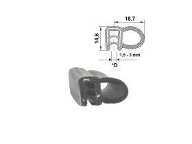 PIRELI-U EPDM 60°Sh GA2.539/2