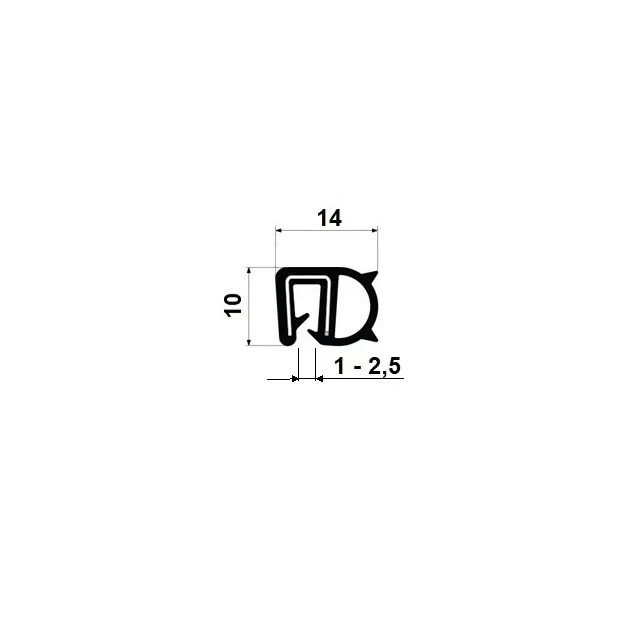 PIRELI-U EPDM 60° GA2.533 PIRELI-U EPDM 60° GA2.533