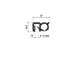 PIRELI-U EPDM 65° GA3.224/6