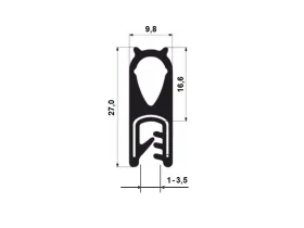 PIRELI-U EPDM 60° GA2.4961/EN 45545-2