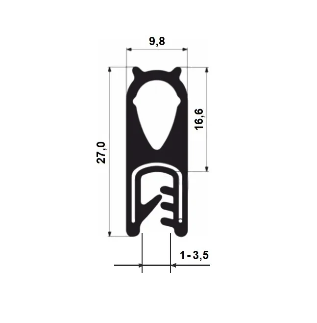 PIRELI-U EPDM 60° GA2.4961/EN 45545-2 PIRELI-U EPDM 60° GA2.4961/EN 45545-2