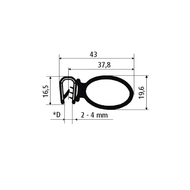 PIRELI-U EPDM 60°Sh GA2.126 PIRELI-U EPDM 60°Sh GA2.126