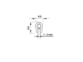 PIRELI-U PVC GA1.011 BÍLÉ
