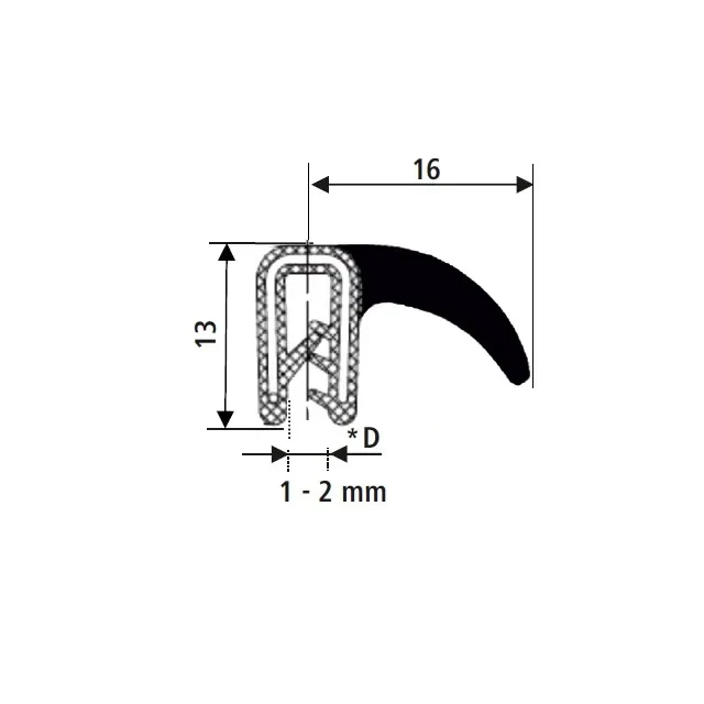 PIRELI-U EPDM 60°Sh A3074 - 